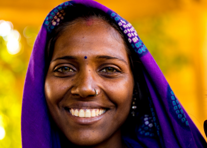 India Lady Smile