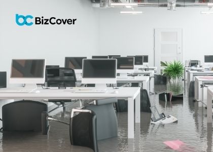 newsletter bizcover flooded office