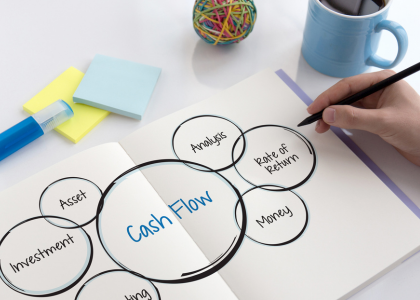 cash flow newsletter size